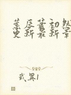 叶辰萧初然刚刚更新最新章节阅读