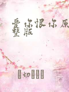 爱你恨你原唱完整版