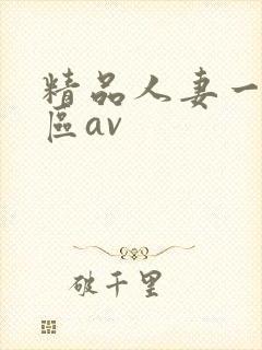 精品人妻一区二区av