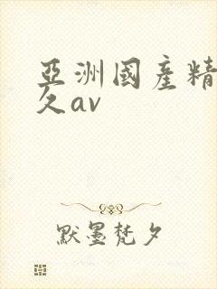 亚洲国产精品久久av