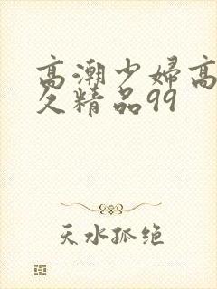 高潮少妇高潮久久精品99