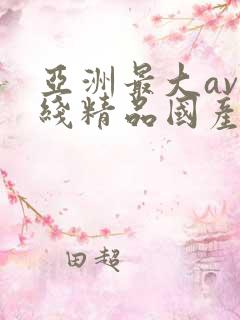 亚洲最大av在线精品国产
