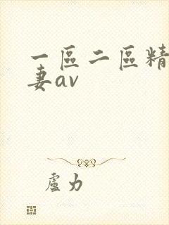 一区二区精品人妻av