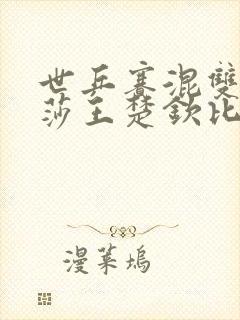 世乒赛混双孙颖莎王楚钦比赛视频
