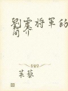 刘震将军的人物简介