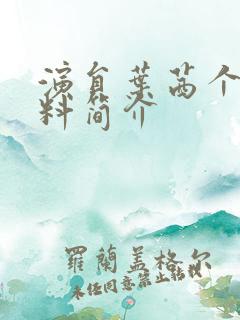 演员叶茜个人资料简介