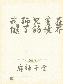 我师兄实在太稳健了的境界