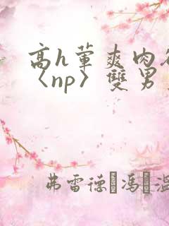 高h荤爽肉欲文〈np〉双男主