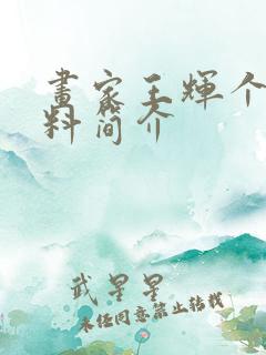 画家王辉个人资料简介