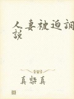 人妻被迫调教小说