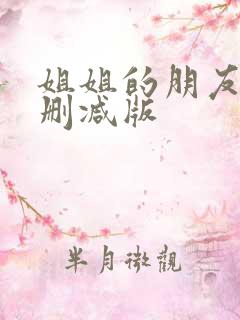 姐姐的朋友2未删减版