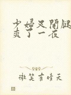 少妇叉开腿让我爽了一夜