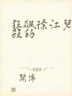 狂飙徐江儿子谁杀的