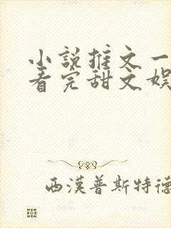 小说推文一口气看完甜文娱乐圈