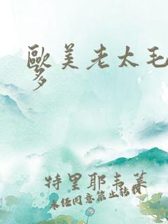 欧美老太毛多水多