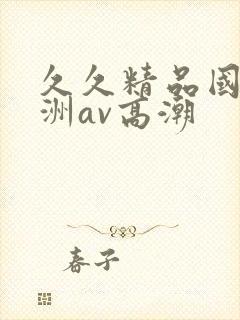 久久精品国产亚洲av高潮