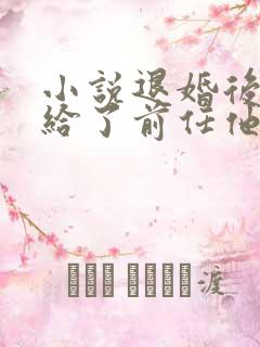 小说退婚后我嫁给了前任他叔