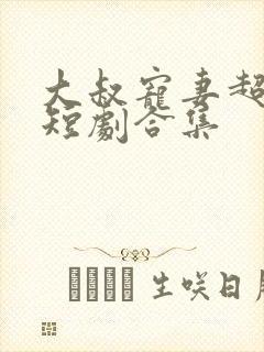 大叔宠妻超甜哒短剧合集