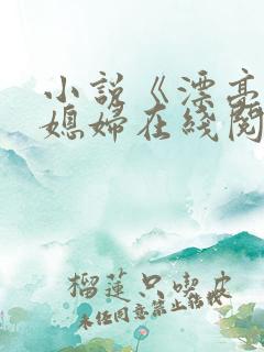 小说《漂亮的儿媳妇在线阅读