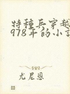 特种兵穿越回1978年的小说