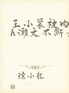 王小蒙被肉干高h潮文不断最新章节内