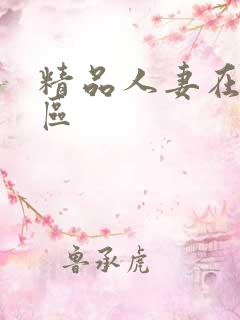 精品人妻在线一区