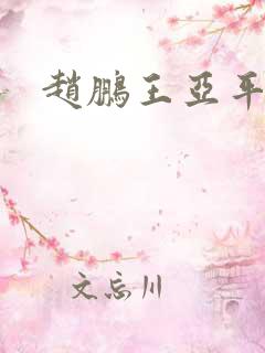 赵鹏王亚平老公