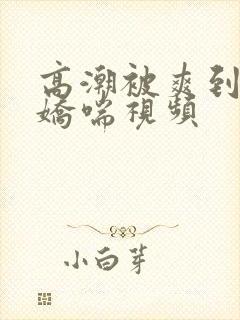 高潮被爽到呻吟娇喘视频