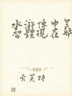 水浒传中吴用的智体现在哪些方面