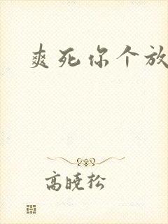 爽死你个放荡小