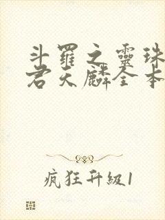 斗罗之灵珠神剑君天麟全本阅读