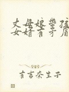 丈母娘带孩子和女婿有矛盾