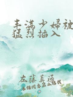 丰满少妇被爆菊猛烈插入