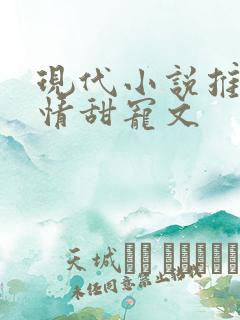 现代小说推荐言情甜宠文