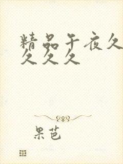 精品午夜久久久久久久