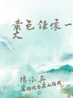 黄色录像一级片大