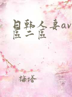 日韩人妻av一区二区