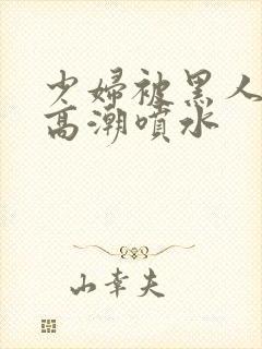 少妇被黑人爽到高潮喷水