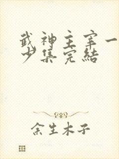 武神主宰一共多少集完结