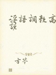 淫语调教高h小说