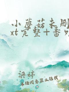 小蘑菇未删减txt完整+番外