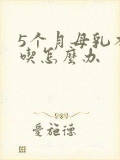 5个月母乳不够吃怎么办