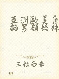 亚洲欧美自拍偷拍另类丝袜