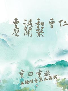 曹洪和曹仁是什么关系