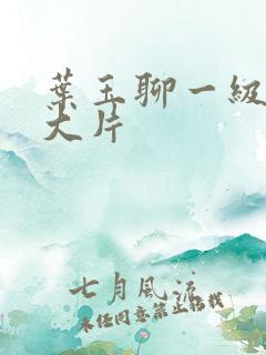 叶玉聊一级特黄大片