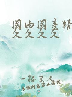 国内国产精品久久久久久