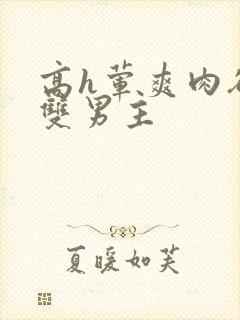 高h荤爽肉欲文双男主