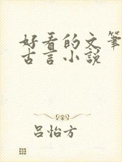 好看的文笔好的古言小说