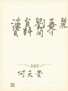 演员刘再丽个人资料简介