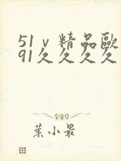 51ⅴ精品欧美91久久久久久